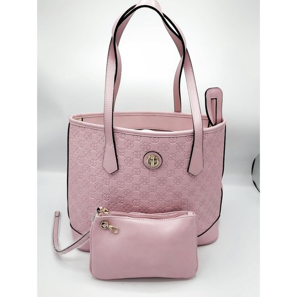 Giani Bernini Gorgeous Debossed Signature Tote with Wristlet - Picture 3 of 12